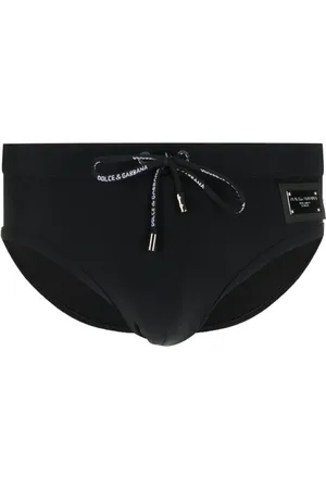 Dolce & Gabbana Slip de bain à plaque logo