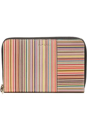 Paul Smith Portefeuille Signature Stripe en cuir