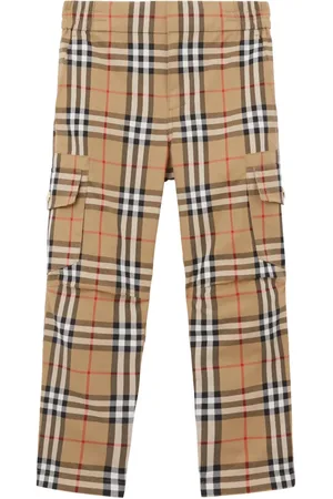 Burberry Pantalon droit à carreaux Vintage