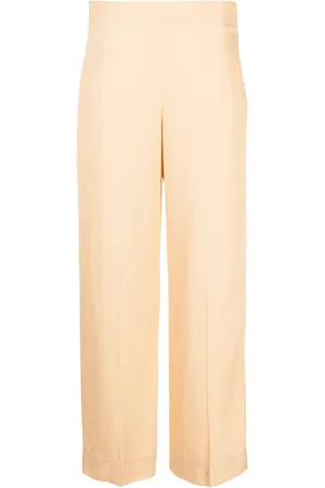 Jil Sander Pantalon ample à taille-haute