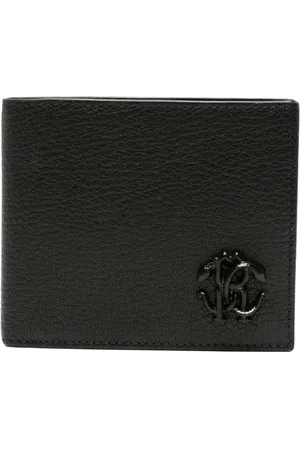 Roberto Cavalli Portefeuille pliant à plaque logo