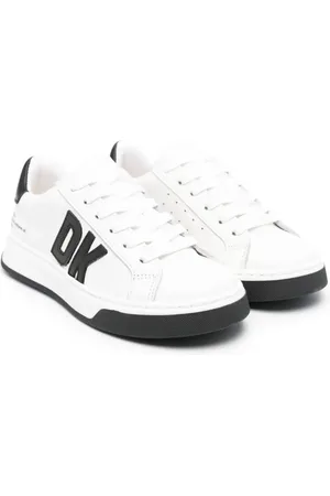 DKNY Baskets en cuir à patchs logo