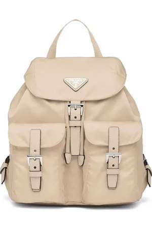 Prada Petit sac à dos à plaque logo