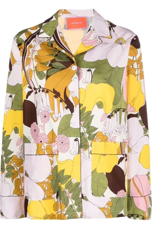 La DoubleJ Chemise Hammock en soie à fleurs