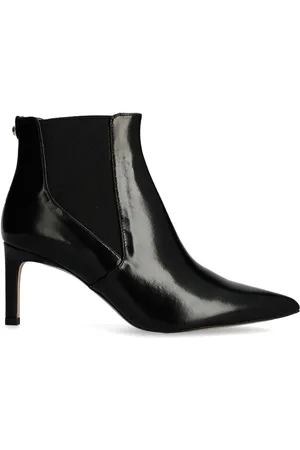 HUGO BOSS Bottines en cuir à plaque logo