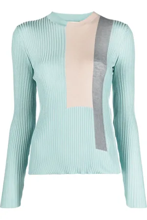 Fendi Haut colour block à design nervuré