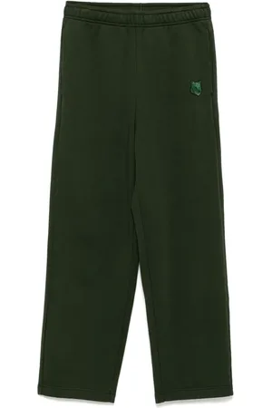 Maison Kitsuné Pantalon de jogging à patch logo
