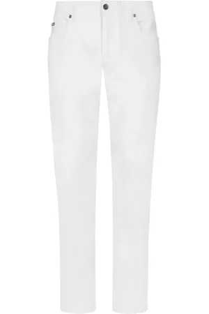 Dolce & Gabbana Jean slim à plaque logo