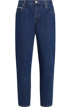 Dolce & Gabbana Jean droit à plaque logo