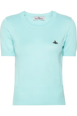 Vivienne Westwood T-shirt en maille à broderies Orb