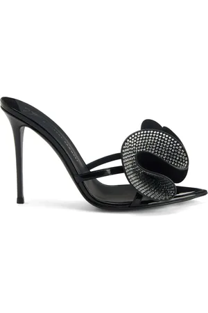 Giuseppe Zanotti Mules à ornements en cristal