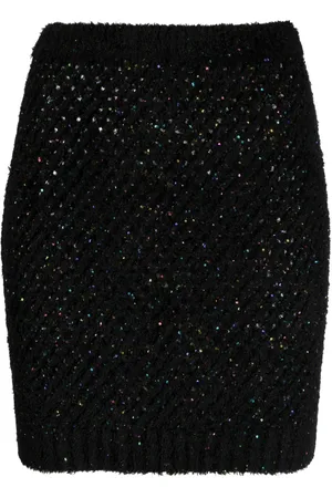 Balmain Minijupe à ornements de sequins