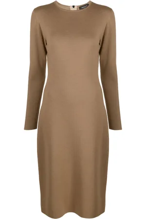 Fabiana Filippi Robe en laine à manches longues