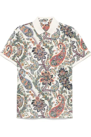 Etro Polo à imprimé cachemire