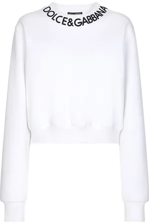 Dolce & Gabbana Sweat crop à logo brodé