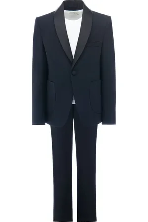 M. Moustache Costume trois-pièces Navy Hendrix