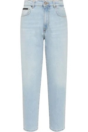 Philipp Plein Jean droit à taille haute