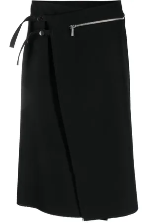 SAPIO Jupe N45 asymétrique en laine