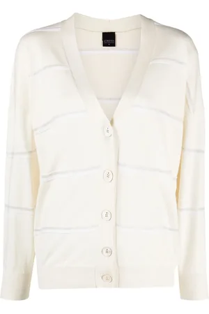 LORENA ANTONIAZZI Cardigan en maille à rayures