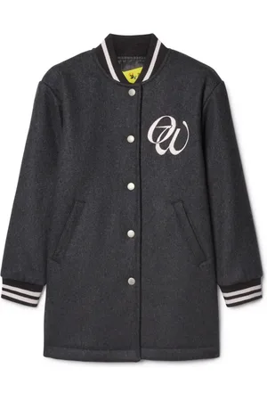OFF-WHITE Manteau Varsity à simple boutonnage