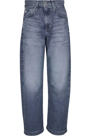 AG Jeans Jean droit à patch logo