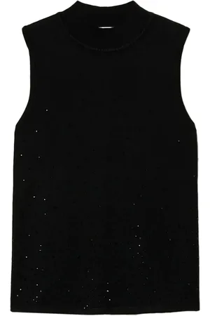 Twin-Set Haut en maille à ornements en cristal