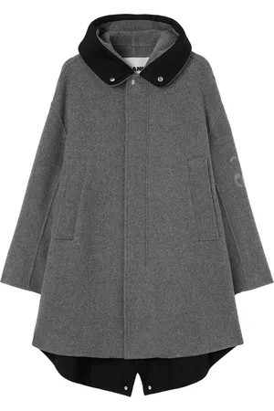 Jil Sander Parka imprimée à capuche