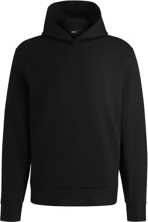HUGO BOSS Hoodie à fines rayures