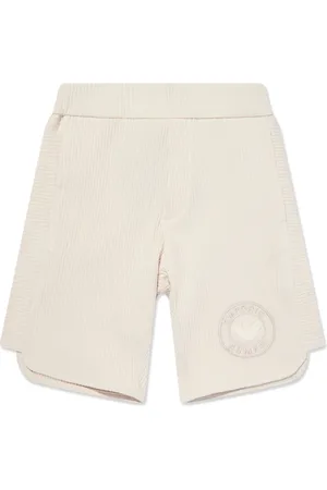 Emporio Armani Short nervuré à logo brodé