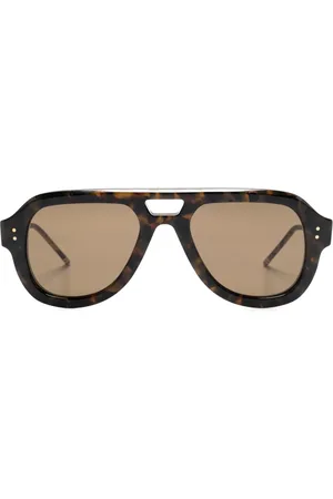 Thom Browne Lunettes de soleil à monture pilote