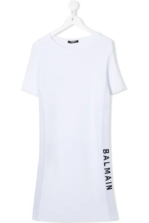 Balmain Robe à bande logo