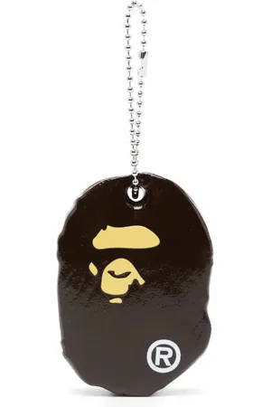 A Bathing Ape Porte-clés à logo imprimé