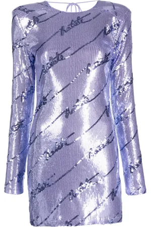ROTATE Robe courte ornée de sequins à perles