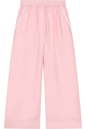Dolce & Gabbana Pantalon en soie à coupe ample