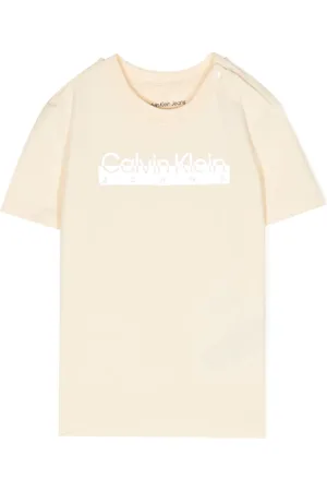 Calvin Klein T-shirt à logo imprimé métallisé