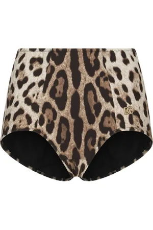 Dolce & Gabbana Bas de bikini à imprimé léopard