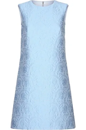 Dolce & Gabbana Robe courte en brocart à coupe évasée