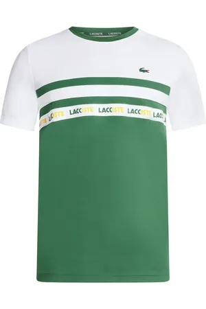 Lacoste T-shirt rayé à bandes logo
