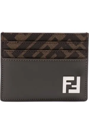 Fendi Porte-cartes à logo monogrammé