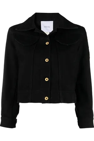 Patou Veste crop en jean