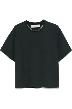 Golden Goose T-shirt à ornements en cristal