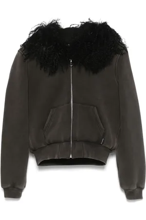Alexander Wang Veste à capuche texturée