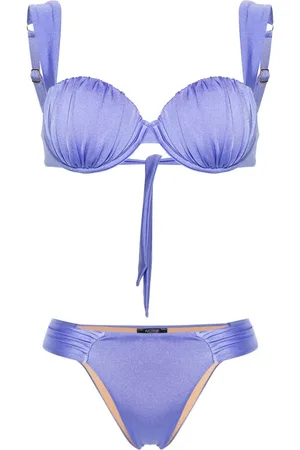 Noire Swimwear Bikini à fronces