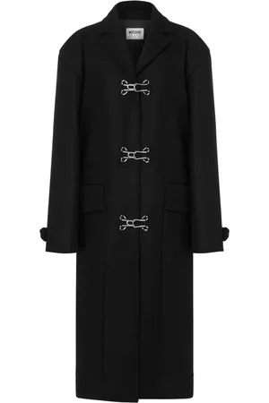 Moschino Manteau boutonné à col cranté