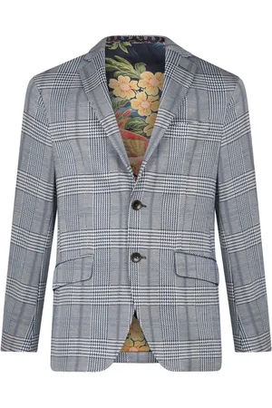Etro Blazer à motif tartan