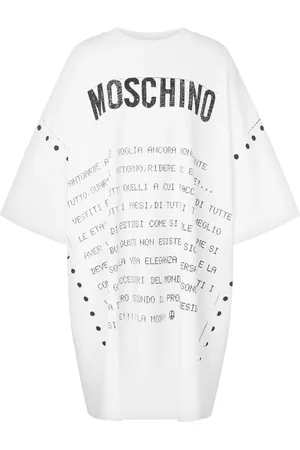 Moschino Robe courte à logo imprimé