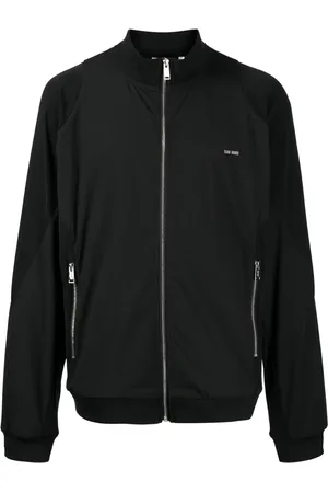 TEAM WANG design Veste de sport en velours à logo brodé