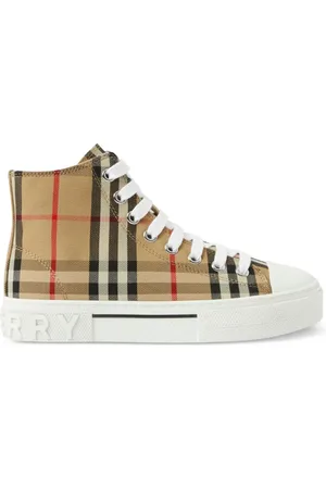 Burberry Baskets en toile à imprimé Vintage Check
