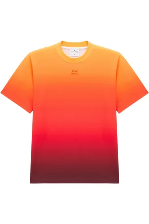 Courrèges T-shirt à effet dégradé