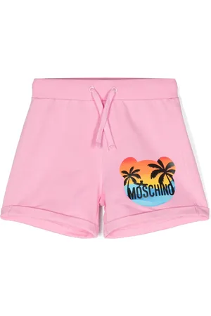 Moschino Short en coton à imprimé graphique